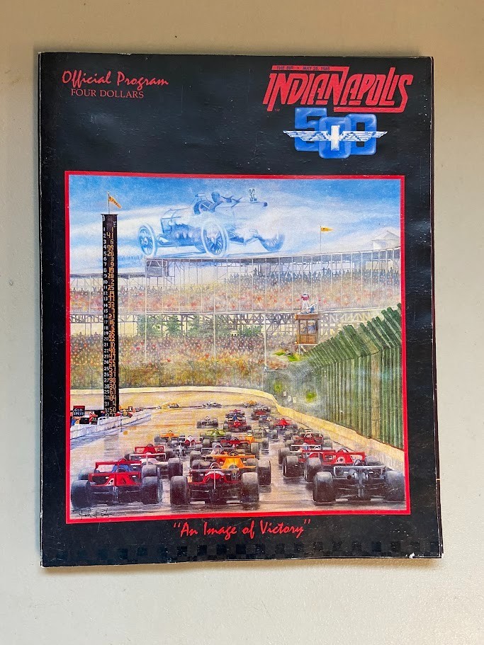 Vintage 1985 Indianapolis 500 Official Race Program With Starting Field Insert