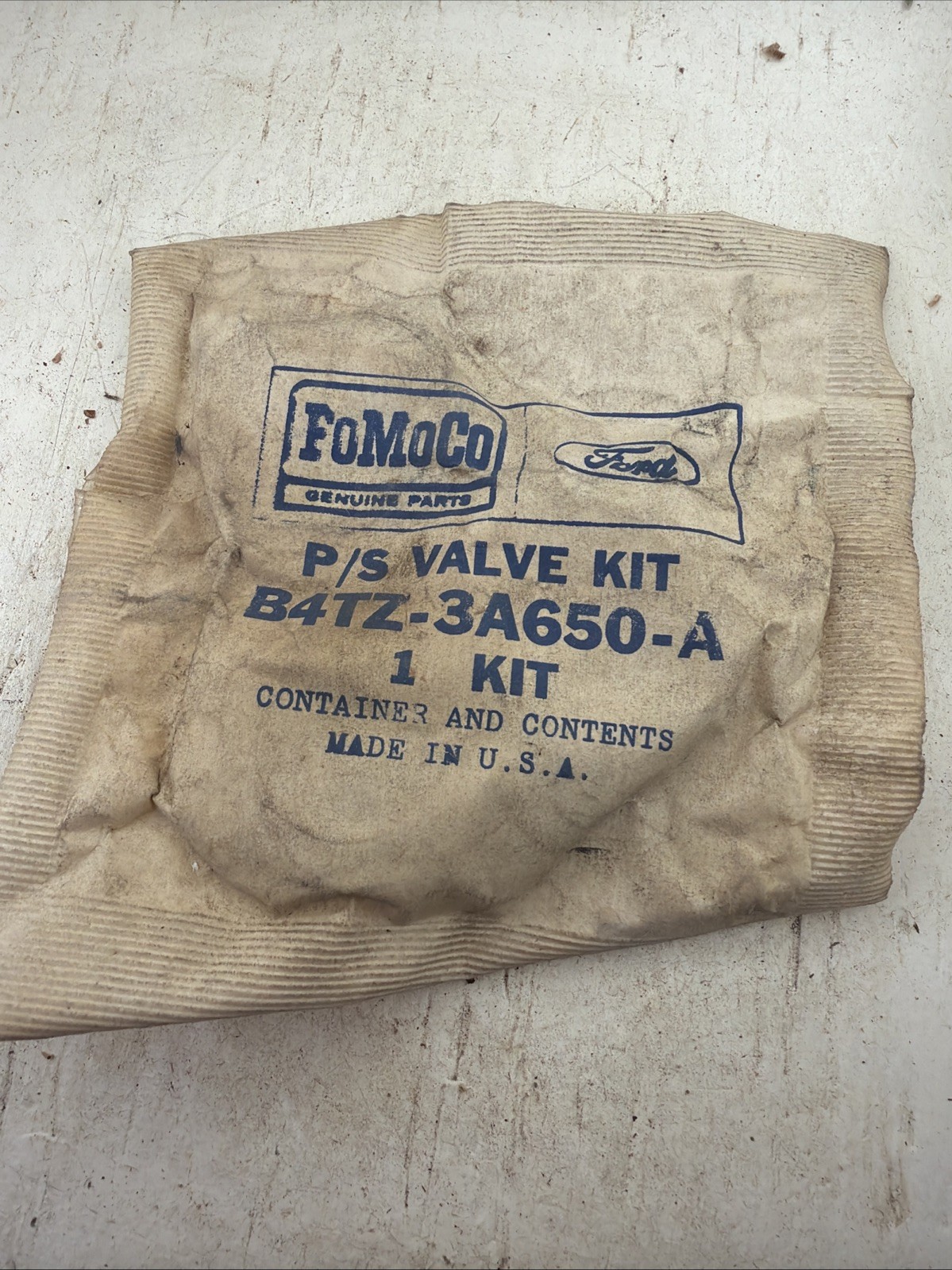 NOS FORD POWER STEERING VALVE KIT 1954-55 Fairlane Mainline Crestline Customline