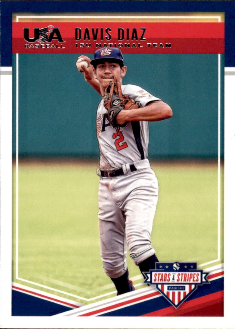 2018 USA Baseball Stars and Stripes #52 Davis Diaz - BB