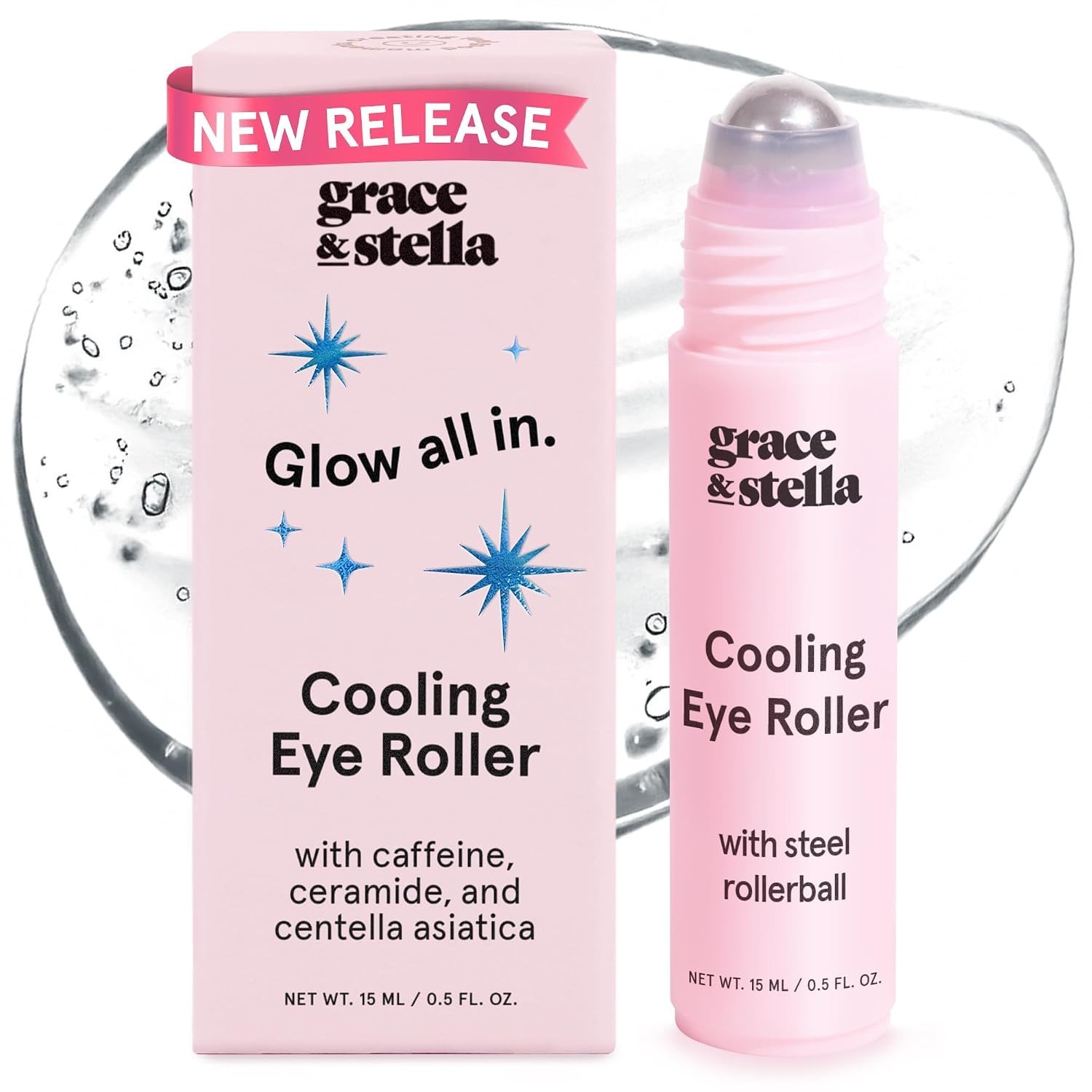 grace & stella Under Eye Brightener with Cooling Metal Rollerball NEW grace & stella Under Eye Brightener with Cooling Metal Rollerball NEW