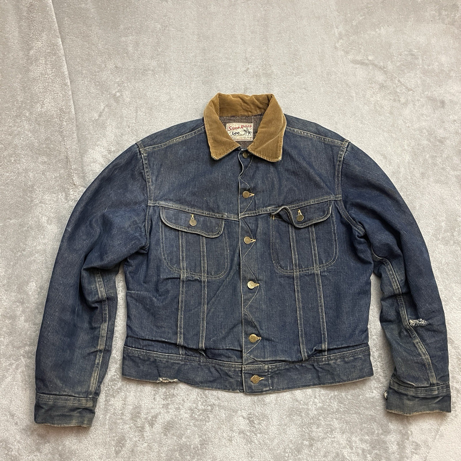 Lee Storm Rider 101LJ Vintage 1960s Denim 42 Regular