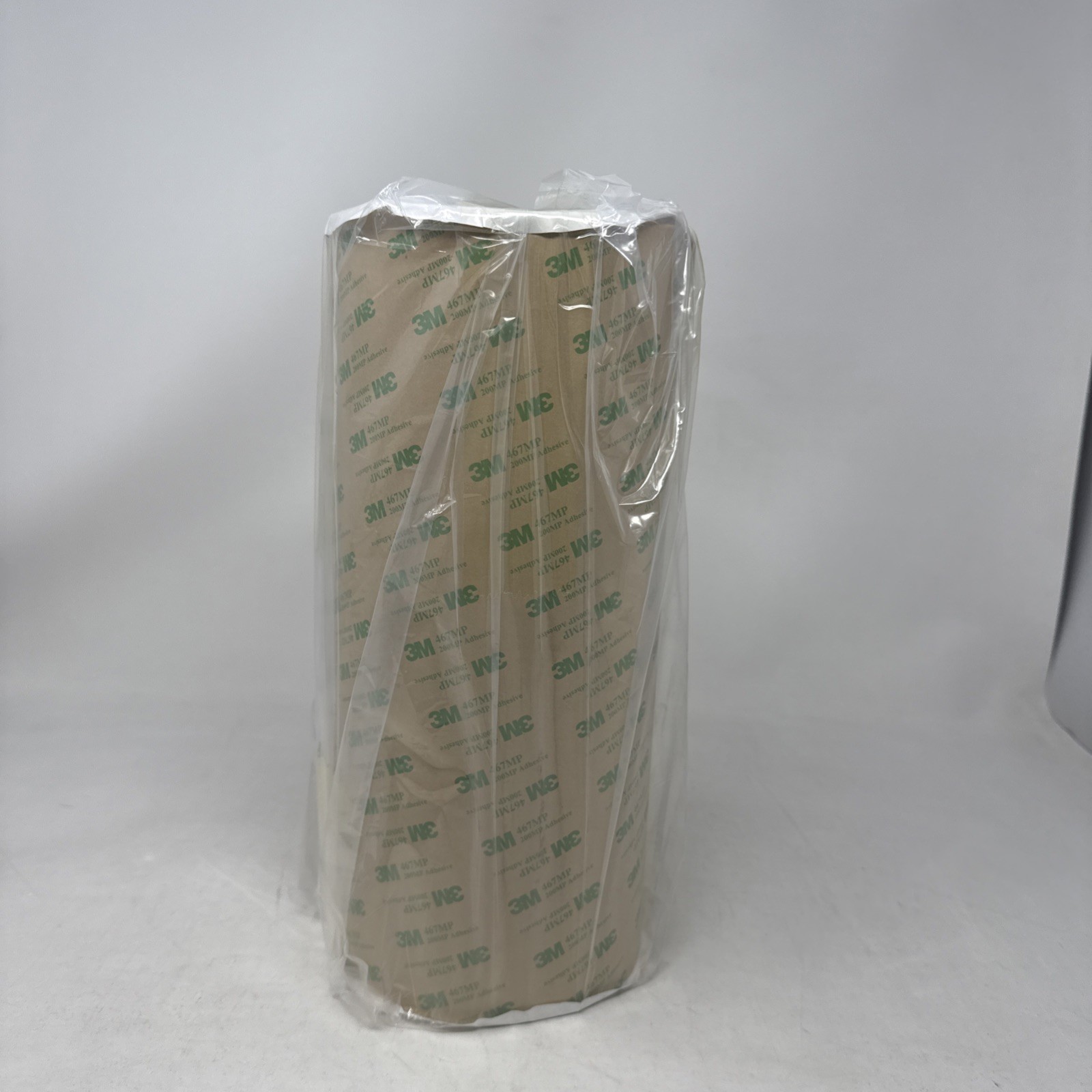 3M 467MP: 12 in x 60 yd x 2 mil Clear Adhesive Transfer Tape - 1 Lg Roll 3M 467MP: 12 in x 60 yd x 2 mil Clear Adhesive Transfer Tape - 1 Lg Roll