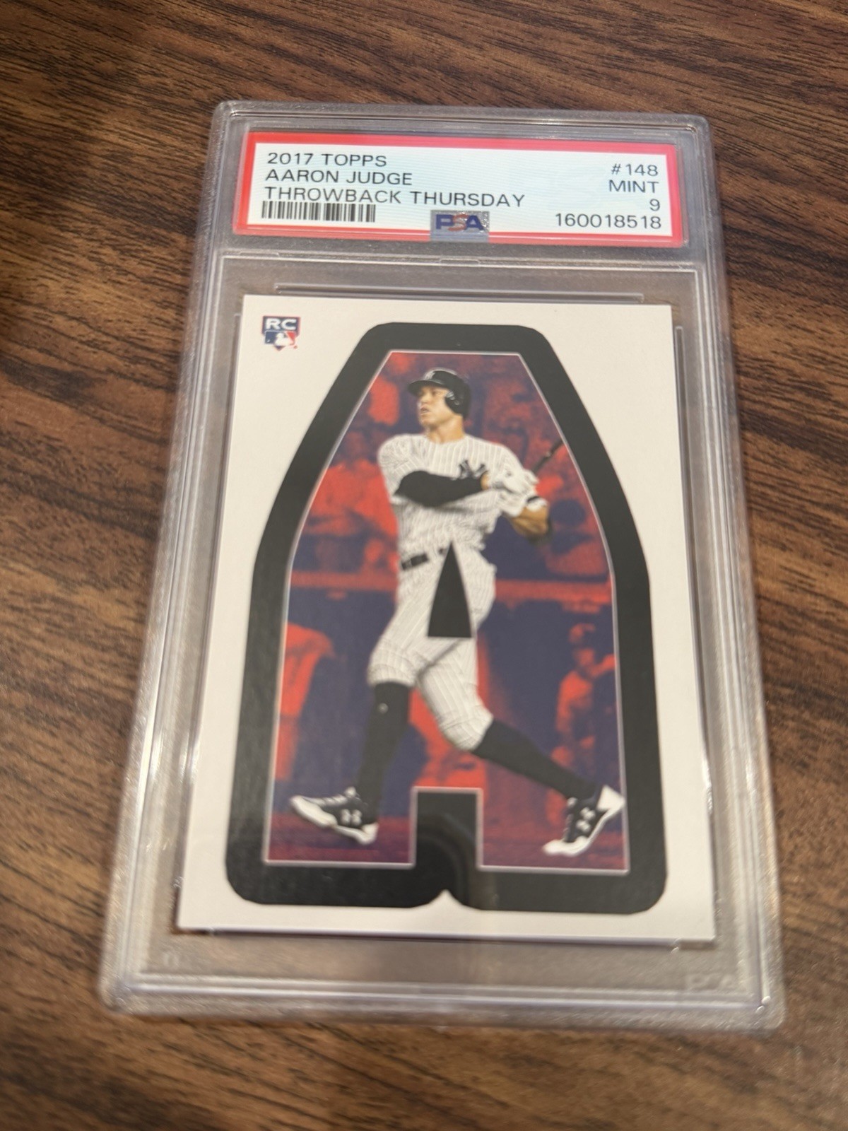 2017 Topps Throwback Thursday #TBT 1974 Monster A Design Aaron Judge #148 PSA 9 2017 Topps Throwback Thursday #TBT 1974 Monster A Design Aaron Judge #148 PSA 9