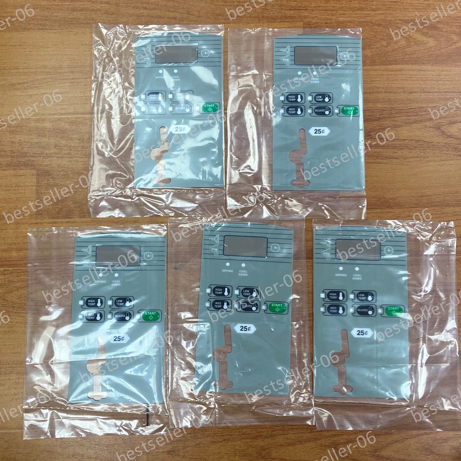 70258101 (5) PIECES FOR HUEBSCH HTT30N BC DRYER COMPUTER OVERLAY 70258101 (5) PIECES FOR HUEBSCH HTT30N BC DRYER COMPUTER OVERLAY