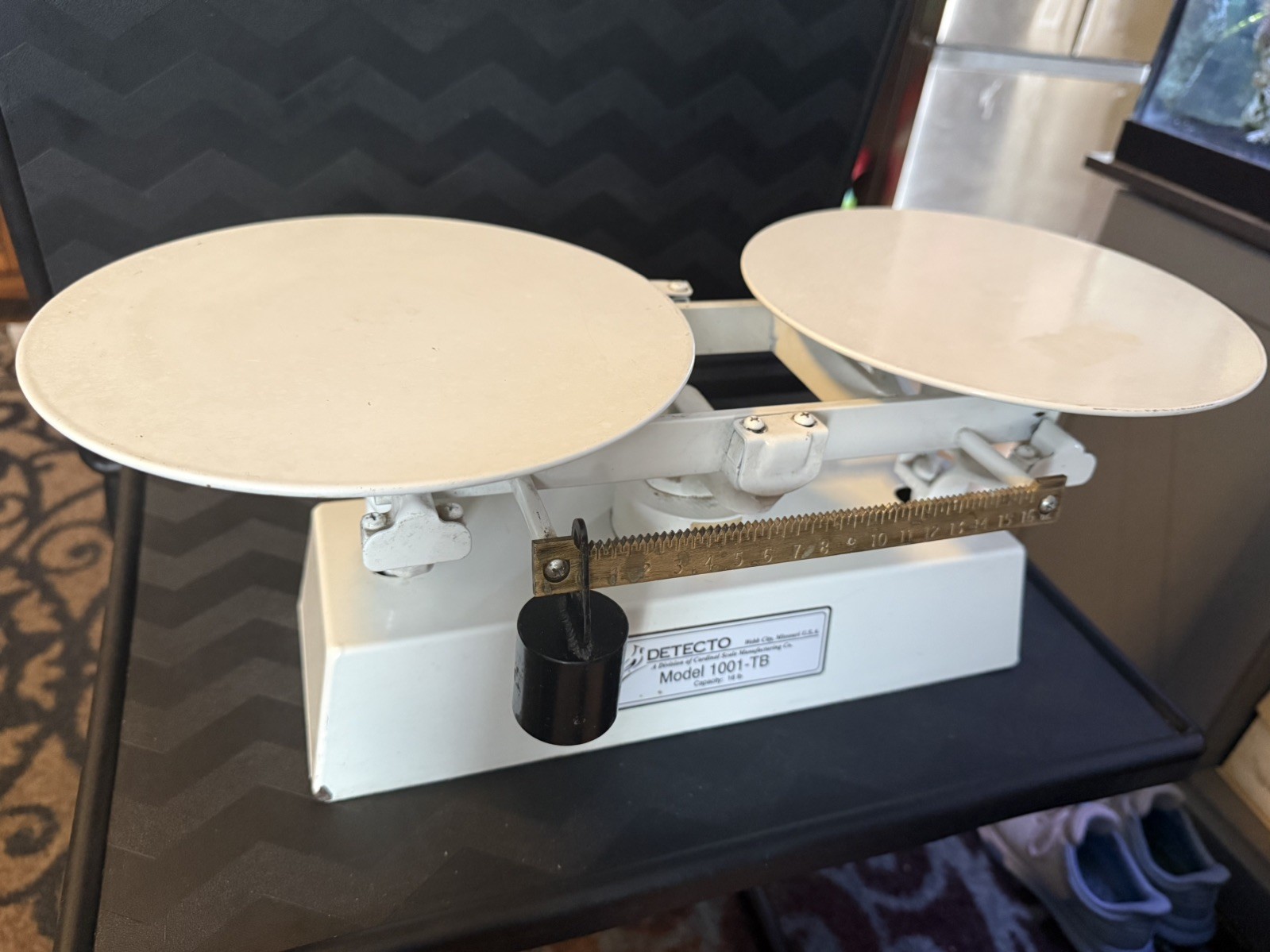 Detecto 1001-TB 16 LB Baker's Scale Bundle w/Crestwear Weights + Vintage Weights