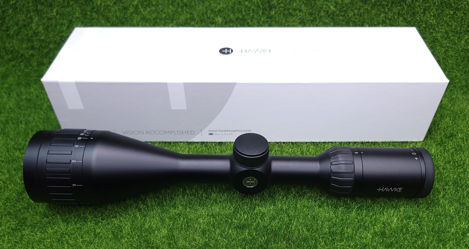 Hawke Airmax 4-12x50mm Rimfire AMX Ranging Duplex Reticle Rifle Scope - 13140