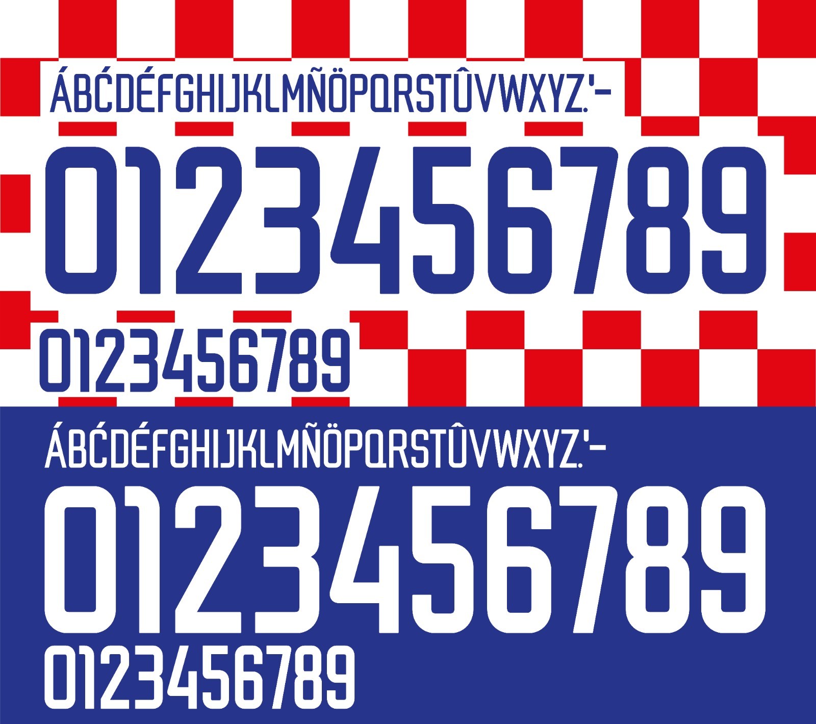 Name&Number Set For Croatia World Cup 2002 Home/Away Football National Soccer