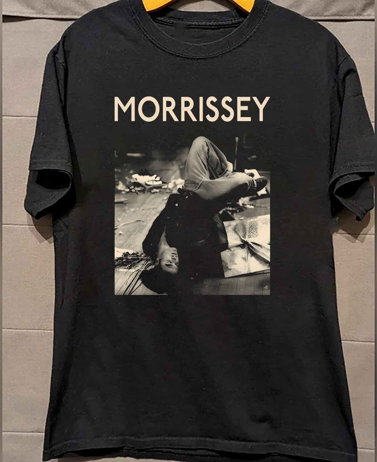 HOT Morrissey Black Cotton Shirt Full size S-5XL BS1947