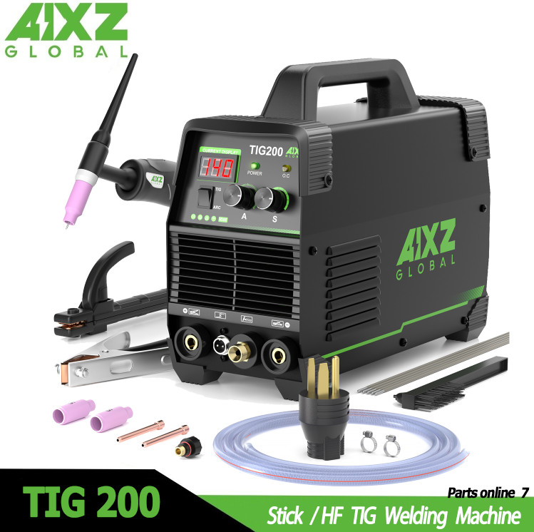 AIXZ 200A HF Ignition TIG Welder Dual Function MMA ARC Welding Machine Post-Gas AIXZ 200A HF Ignition TIG Welder Dual Function MMA ARC Welding Machine Post-Gas