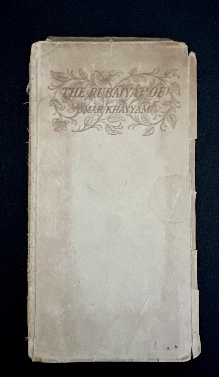 1896 Rubaiyat Omar Khayyam JAPAN VELLUM Mosher Ltd Ed No.100/100 McCarthy