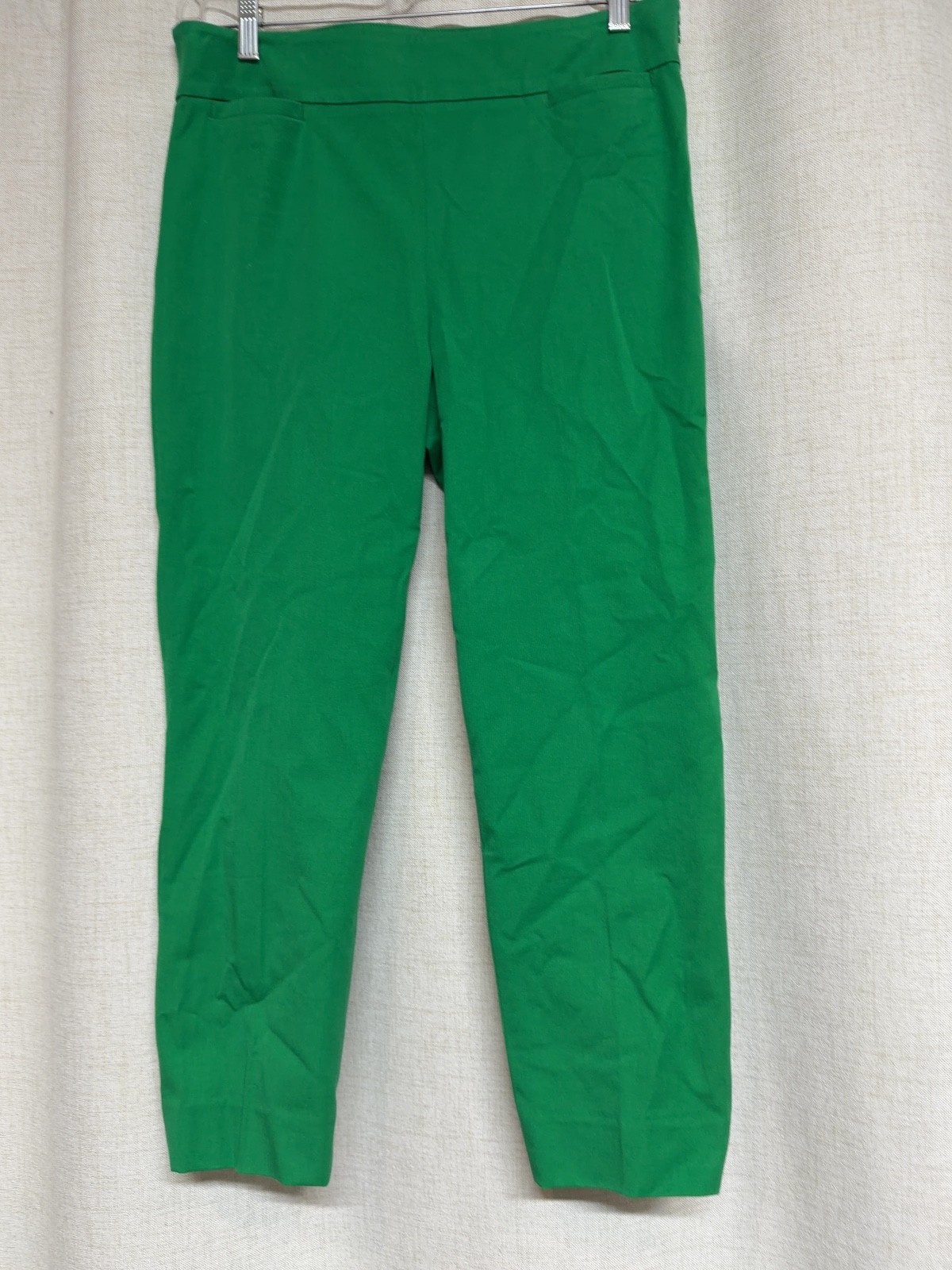 TALBOTS Green Chatham Ankle Pants Stretch Trousers Dress Sz 12
