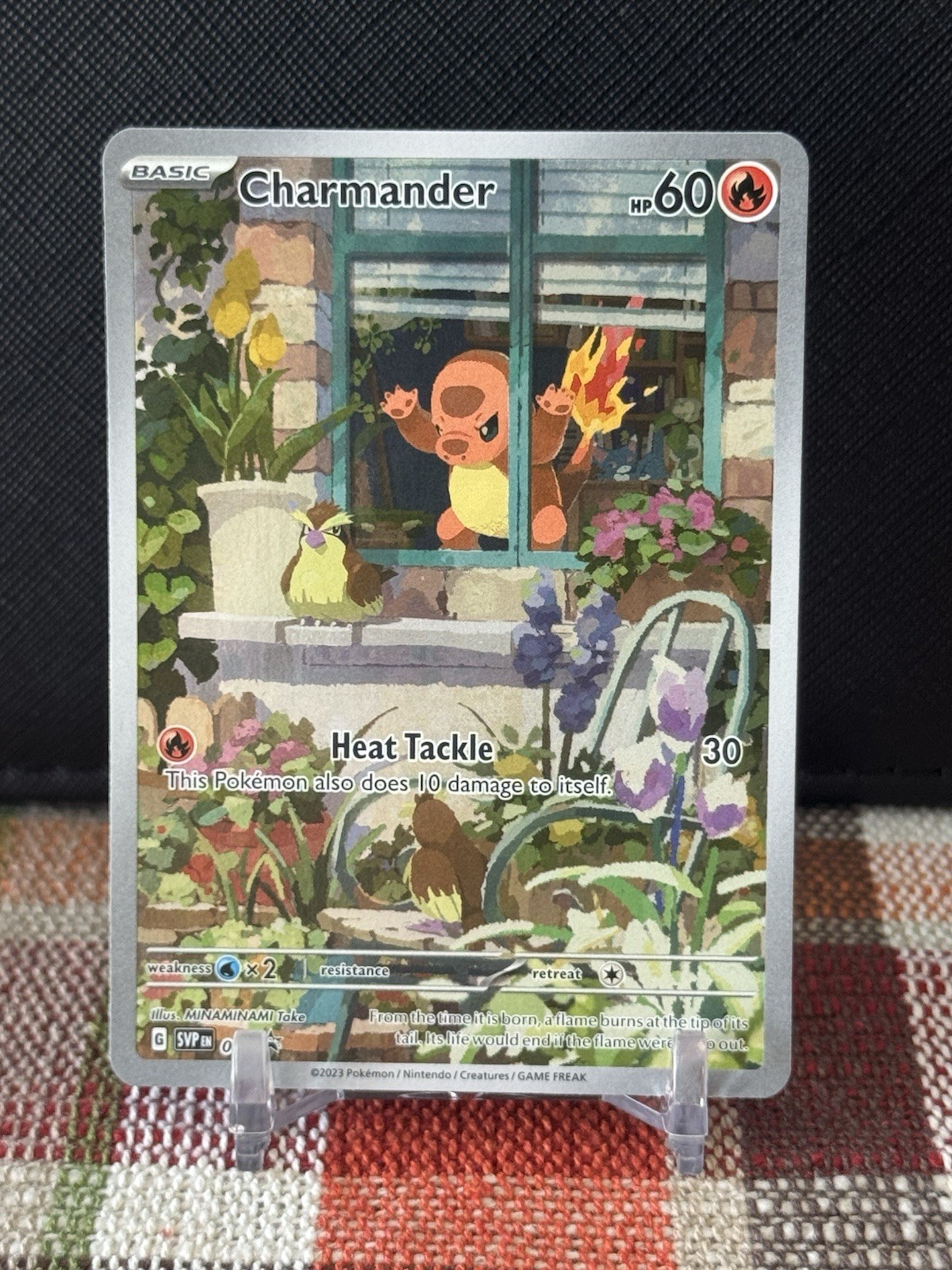Pokemon 2023 SVP EN-SV Black Star ETB Promo 044 Charmander Obsidian Flames Pokemon 2023 SVP EN-SV Black Star ETB Promo 044 Charmander Obsidian Flames