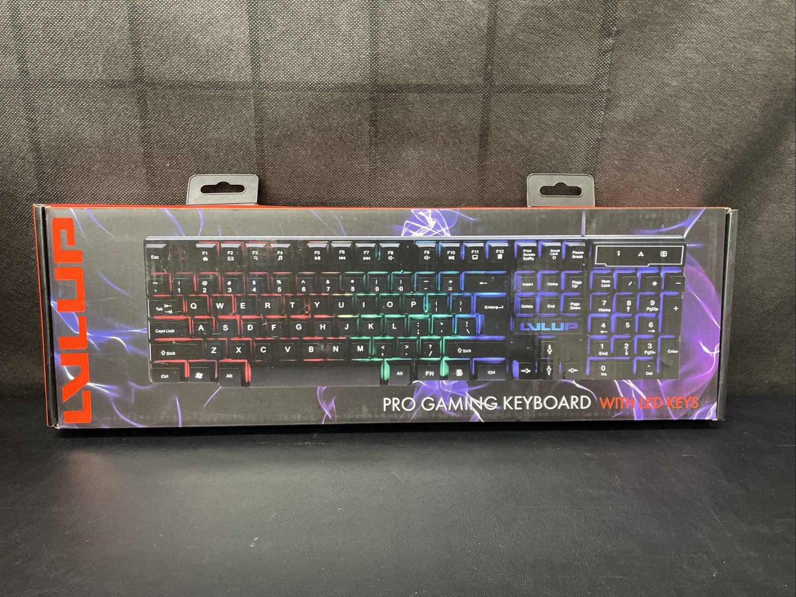 Lvlup Pro Gaming Keyboard w/ Multicolor LED Keys Factory SEALED #LU734 NEW Lvlup Pro Gaming Keyboard w/ Multicolor LED Keys Factory SEALED #LU734 NEW