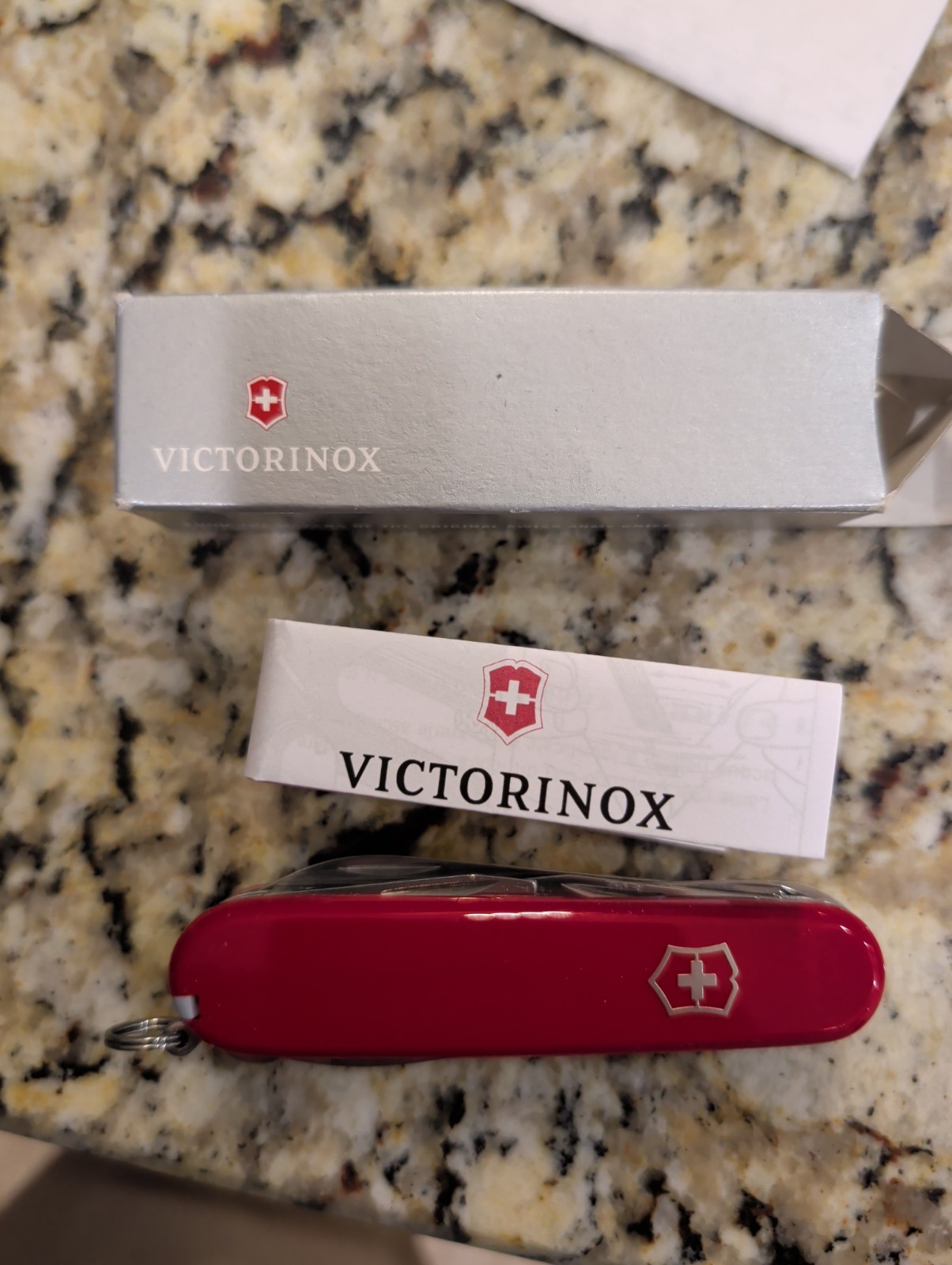 *New Victorinox 15 function Swiss Army Knife # 1.3713 Red  Huntsman  