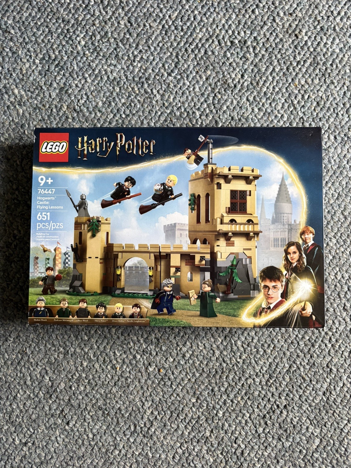 LEGO Harry Potter Hogwarts Castle: Flying Lessons 76447 651pcs Set Age 9+ 2024 LEGO Harry Potter Hogwarts Castle: Flying Lessons 76447 651pcs Set Age 9+ 2024