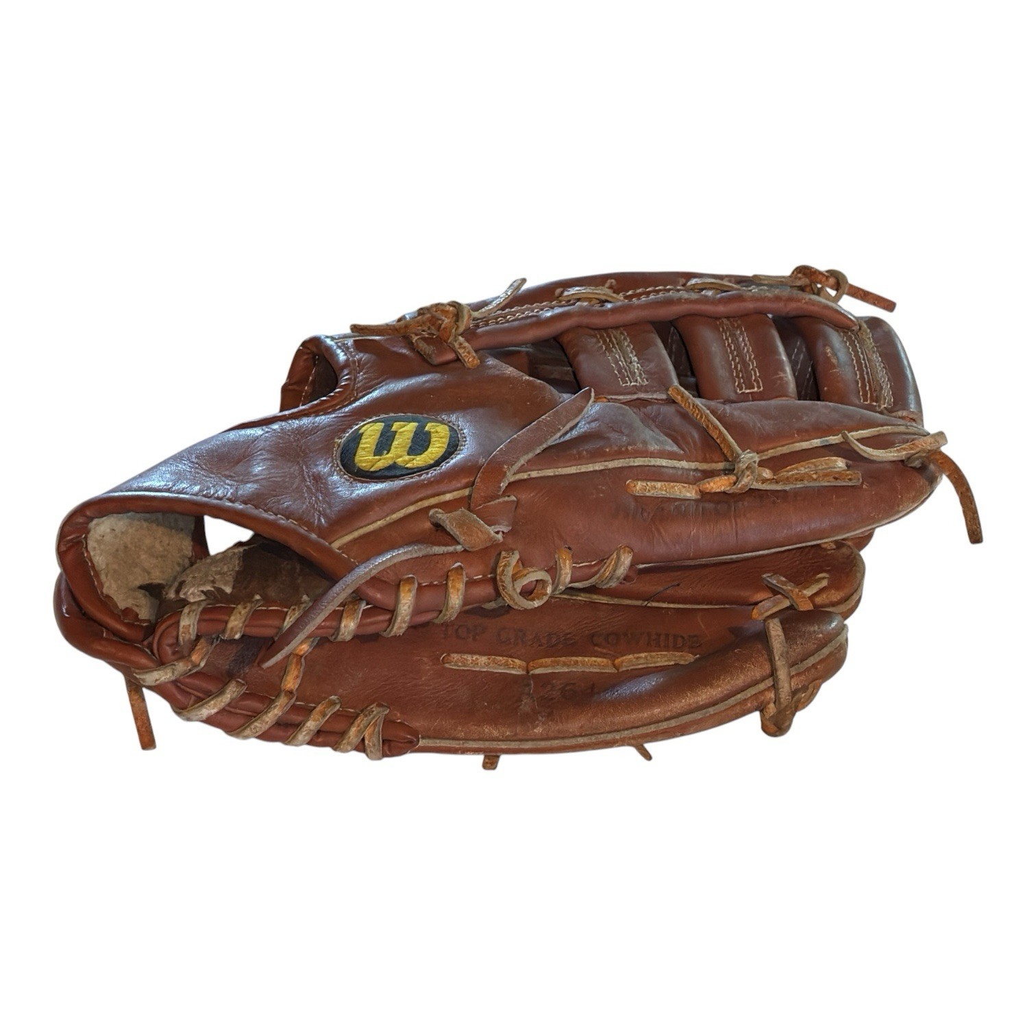 Shawon Dunston Wilson A2640 Snap Action Leather 10.5” Baseball Mitt Glove; Cubs