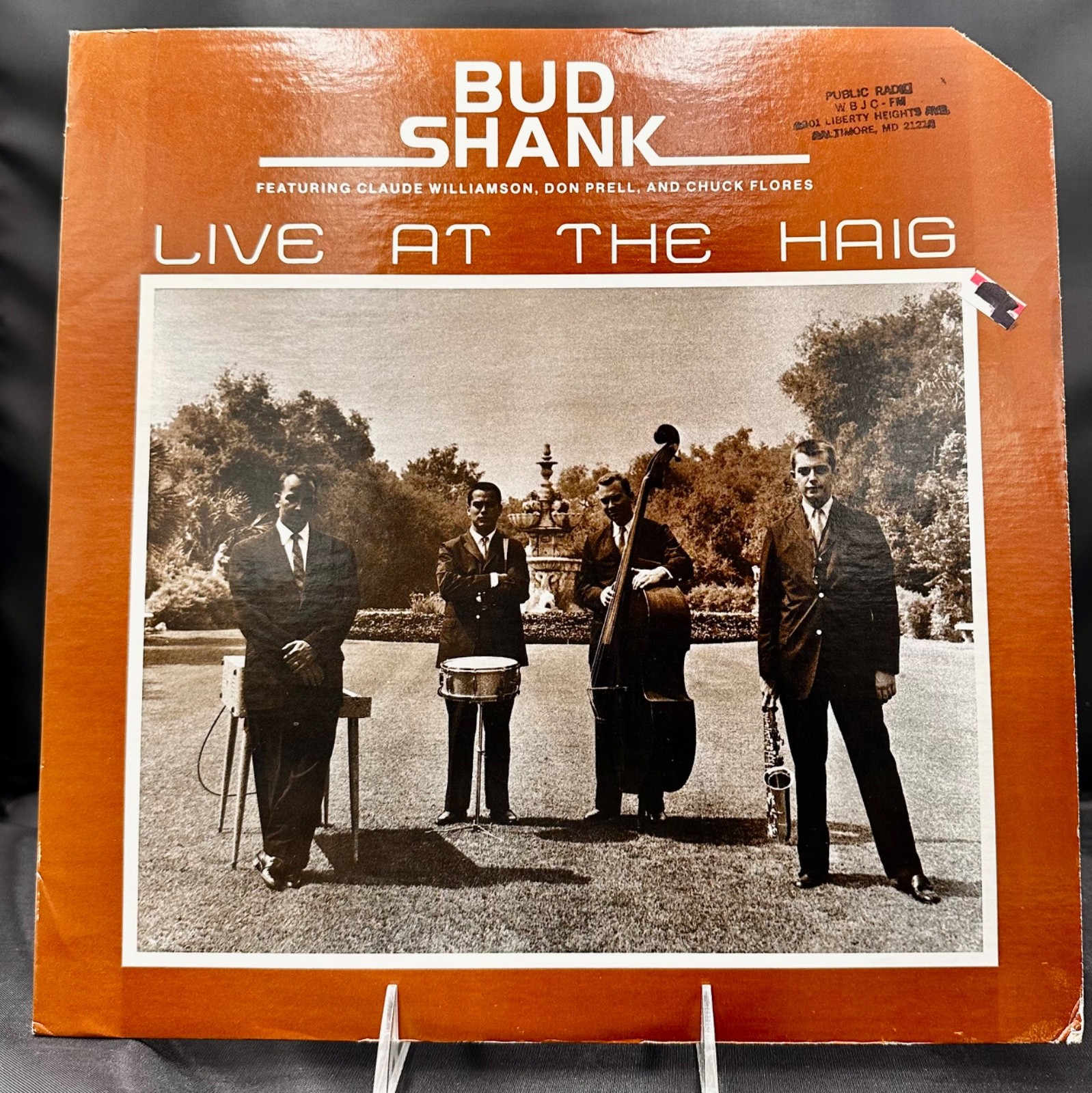 LP: Bud Shank, Live At The Haig, Choice  CRS6830, 1985, Cool Jazz, Bop