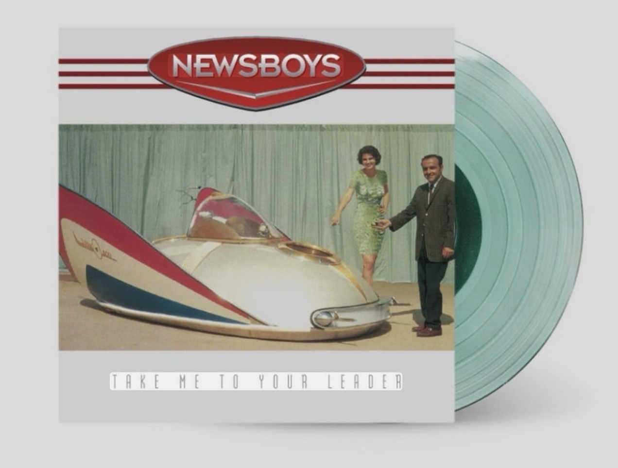 Newsboys Take Me To Your Leader Coke Bottle Clear Vinyl  NEW & SEALED 1/500 RARE