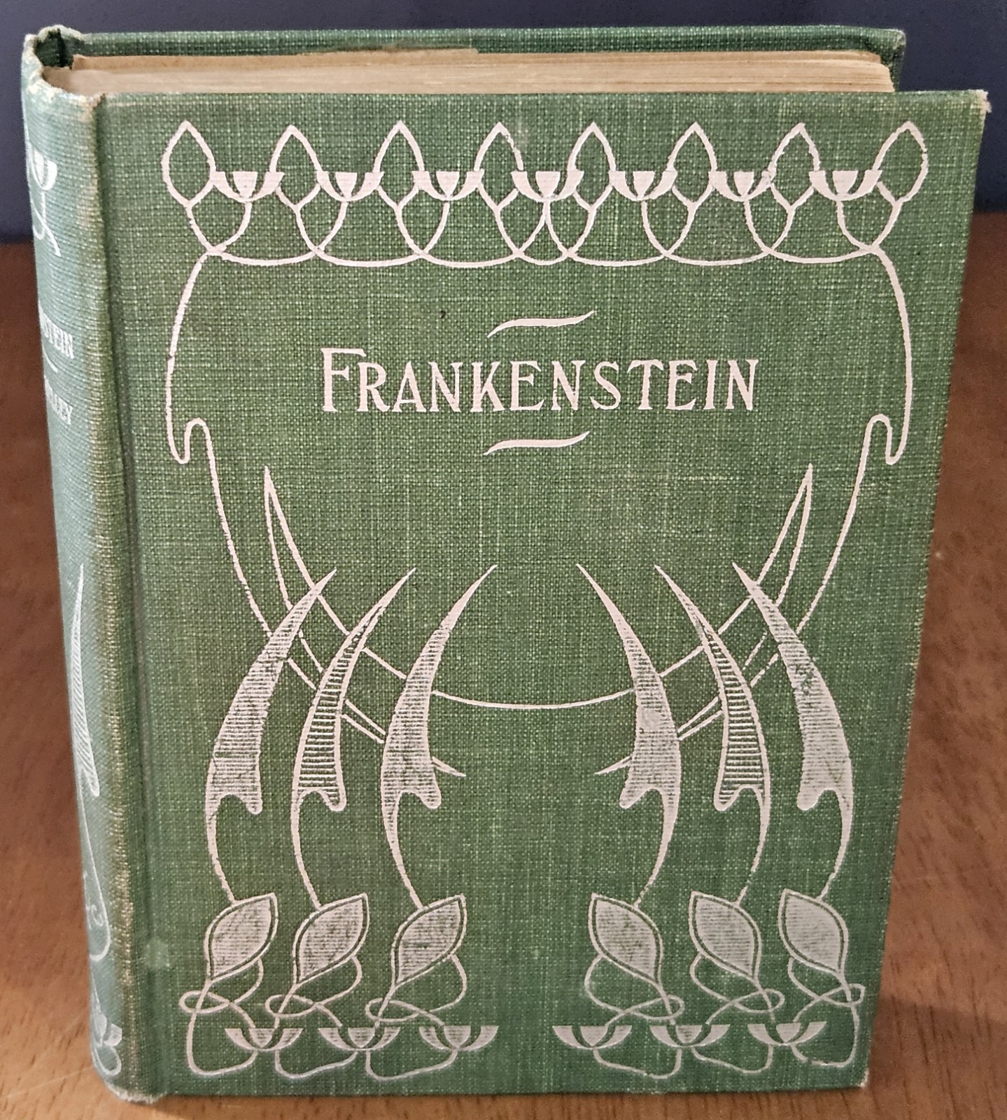 1895 Frankenstein Mary Shelley Rare Antique Mary's Frankenstein Preface