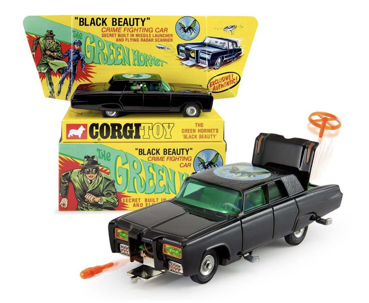 The Green Hornet - Black Beauty (268)  BRAND NEW REISSUE Corgi Toys CD54321074