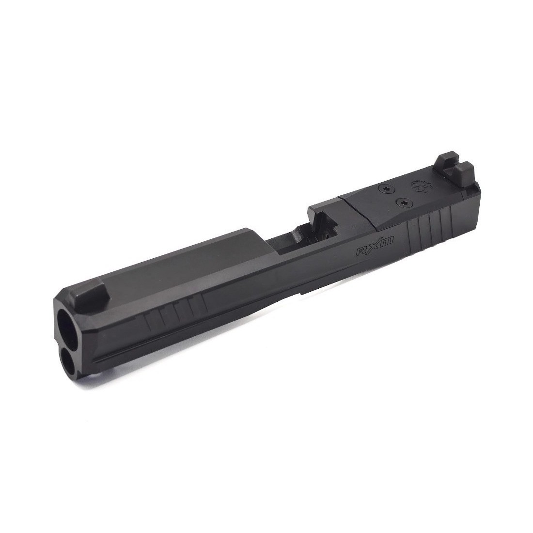 New Ruger RXm 9mm Luger Black Steel Pistol Slide w/ Front & Rear Sights  4”