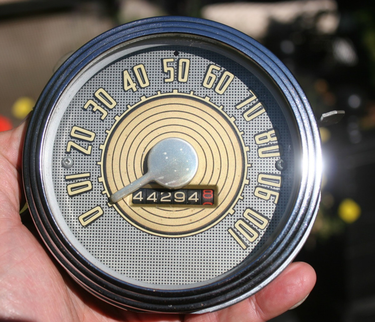 47 1947 48 1948 Ford Vintage Deluxe 100 MPH Speedometer 47 1947 48 1948 Ford Vintage Deluxe 100 MPH Speedometer