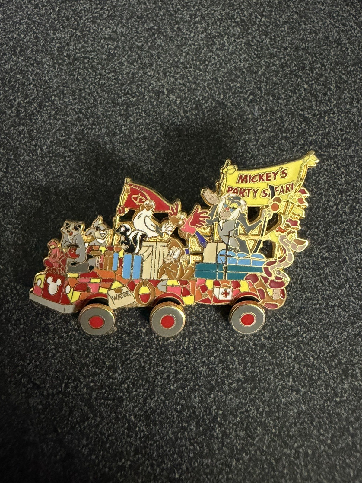 2001 Disney Animal Kingdom Mickey's Jammin' Jungle Rafiki Parade Float Pin HTF 2001 Disney Animal Kingdom Mickey's Jammin' Jungle Rafiki Parade Float Pin HTF