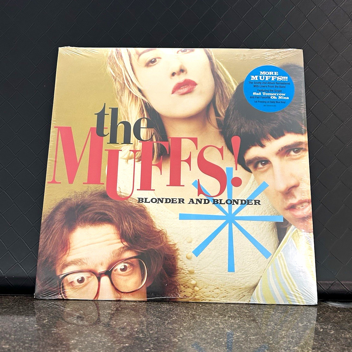 The Muffs Blonder and Blonder Sealed Blue Vinyl LP, 2016 Remastered, 12\