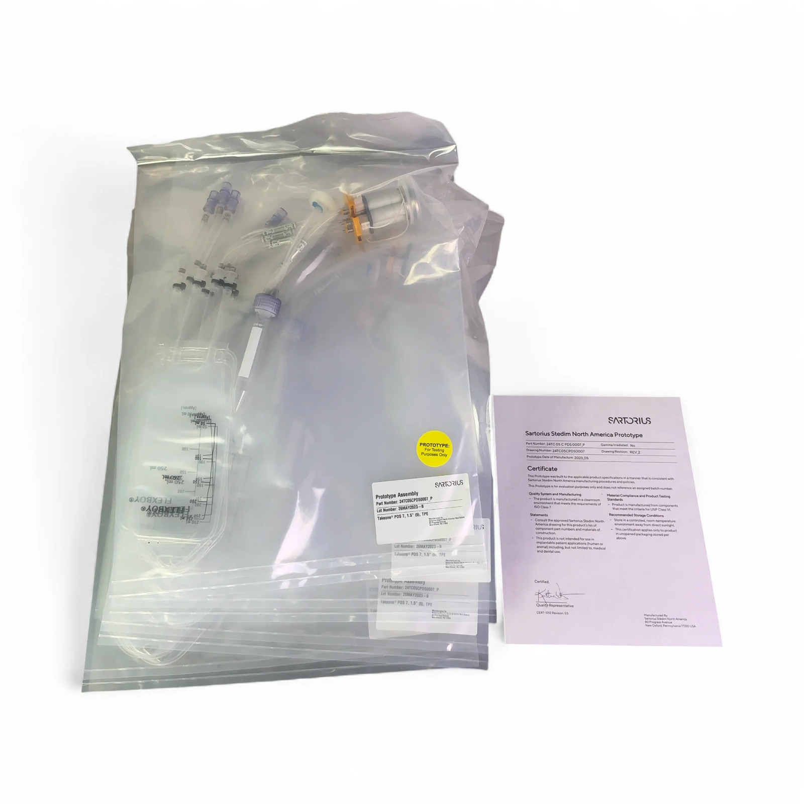 Sartorius Takeone PDS 7, 1.5” TPE Prototype Assemblies 24TC05CPDS0007 - 5x Units