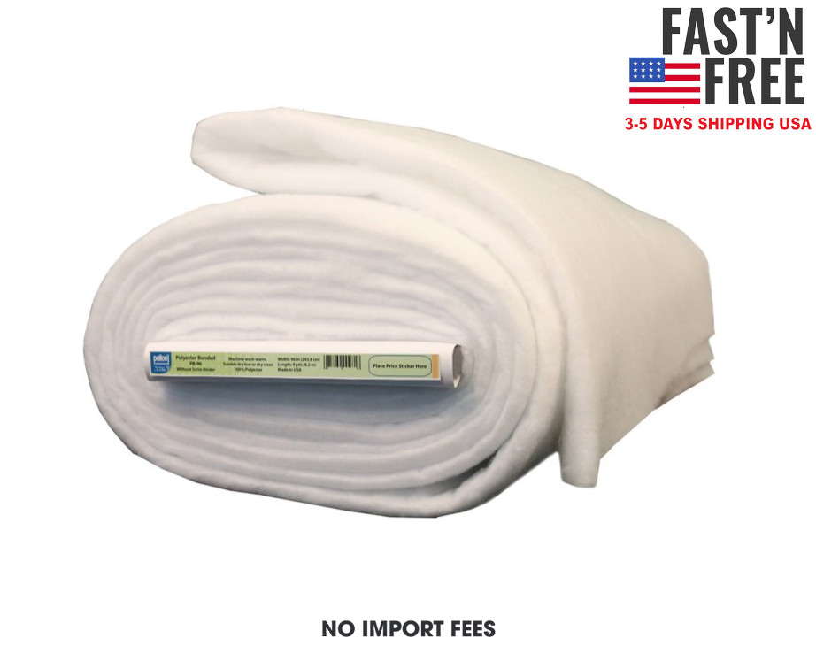Pellon Polyester Quilting Batting, White 96\ Pellon Polyester Quilting Batting, White 96\