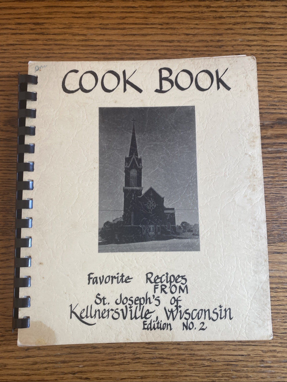 Vintage 1971 KELLNERSVILLE, WI St Joseph's Church Cookbook 
