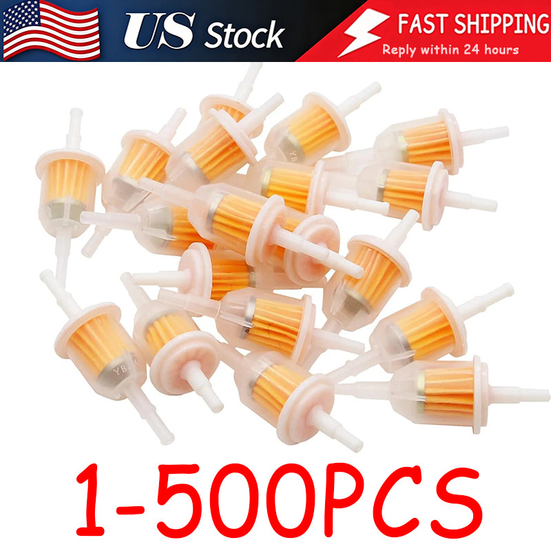 1-500Pack Motor Inline Gas Oil Fuel Filter Small Engine for 1/4\'\' 5/16\ 1-500Pack Motor Inline Gas Oil Fuel Filter Small Engine for 1/4\'\' 5/16\