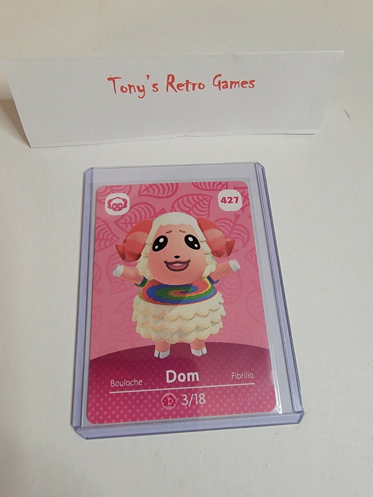 DOM # 427 Animal Crossing Amiibo Card SERIES 5 MINT NEVER SCANNED