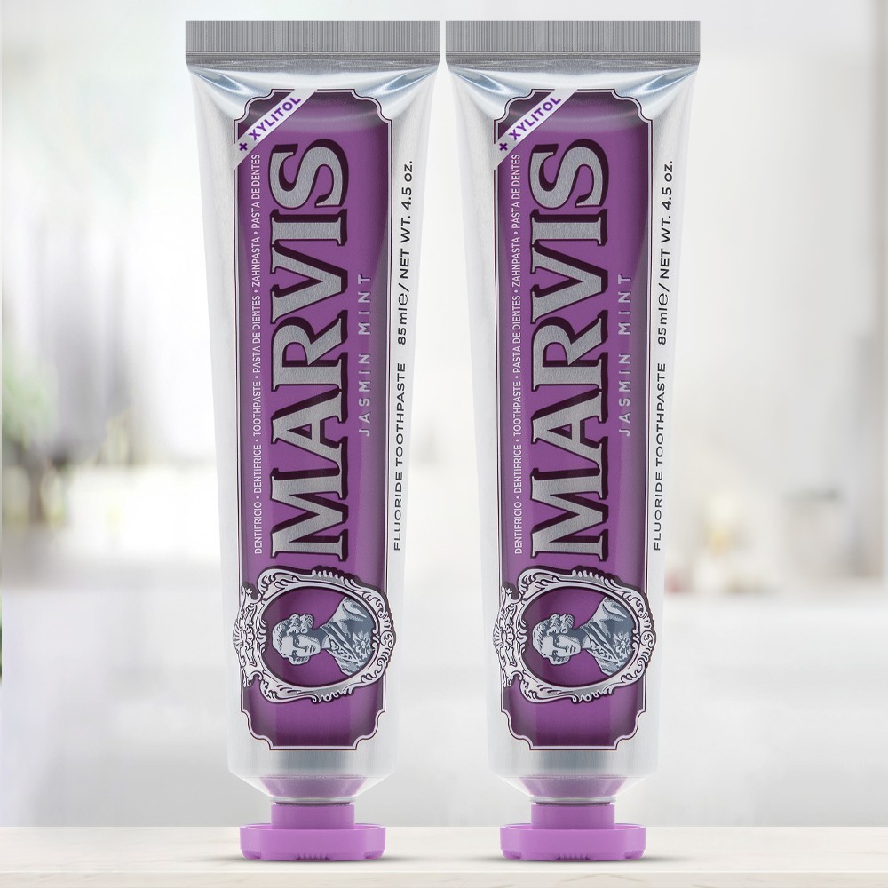 Marvis Jasmin Mint | Italian Luxury Toothpaste with Sweet Floral Notes (2-PACK)