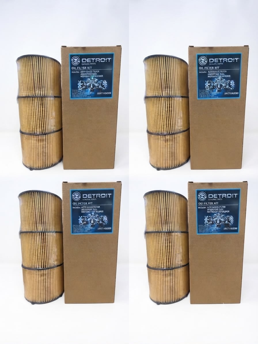 (Pack of 4) A4711800209 Oil Filter Compatible Detroit Engine for 2020 and Newer