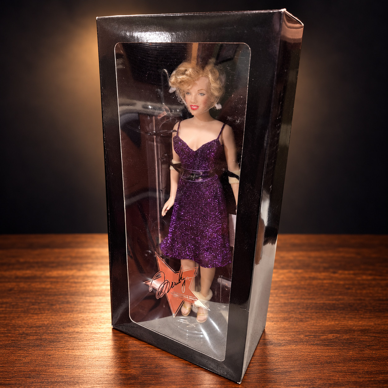 Marilyn Monroe Franklin Mint Doll 15in in Box Anna Strasberg Personal Collection