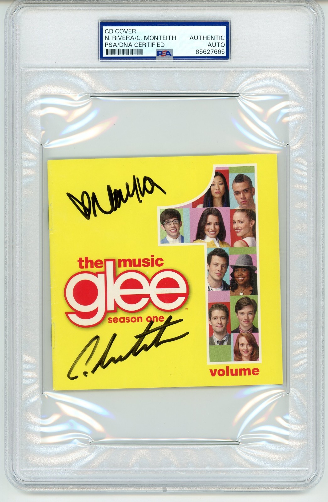 Naya Rivera & Cory Monteith ~ Signed Glee The Music Season One CD ~ PSA DNA Naya Rivera & Cory Monteith ~ Signed Glee The Music Season One CD ~ PSA DNA