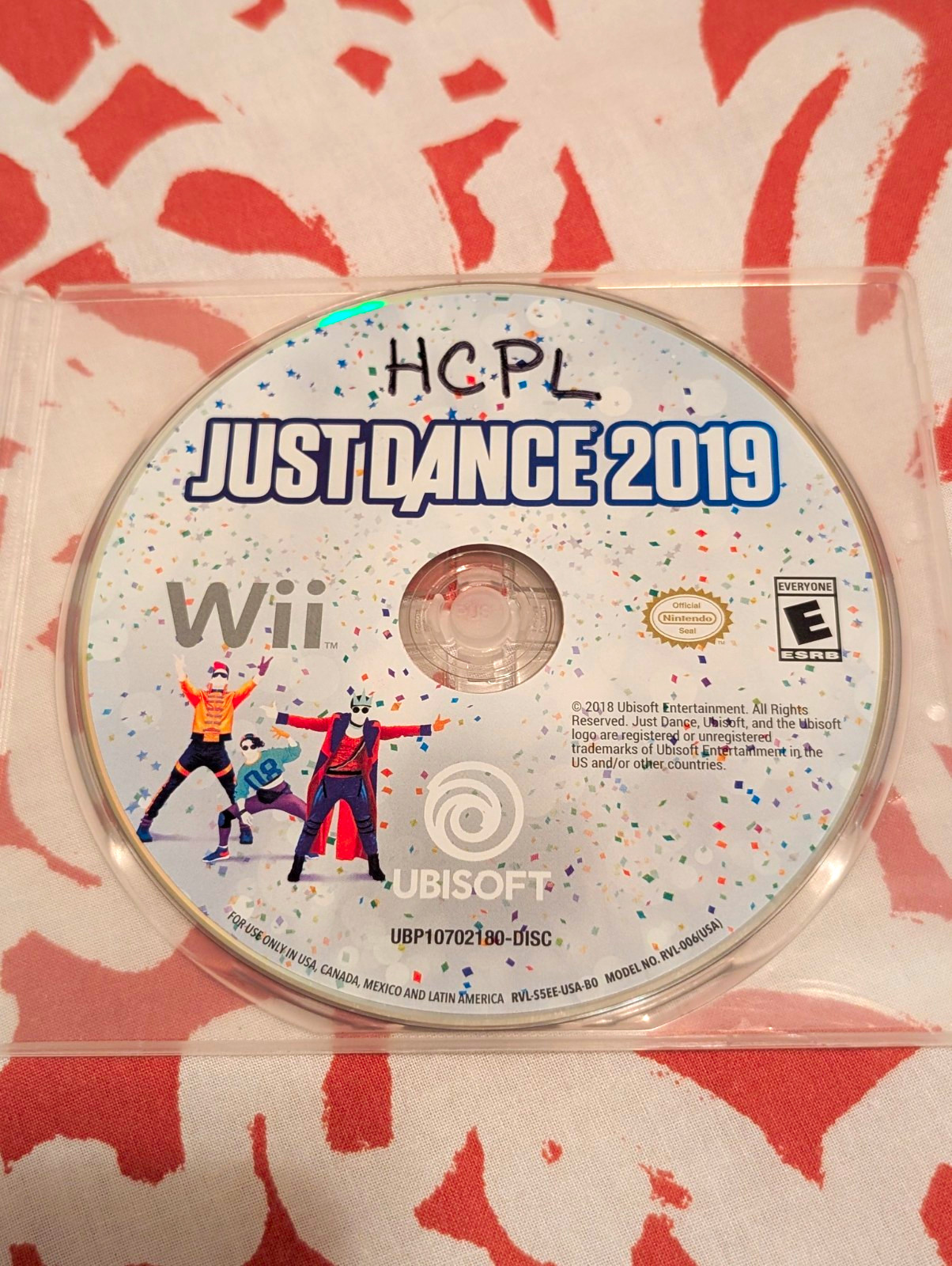 Just Dance 2019 Nintendo Wii Disc Only Just Dance 2019 Nintendo Wii Disc Only