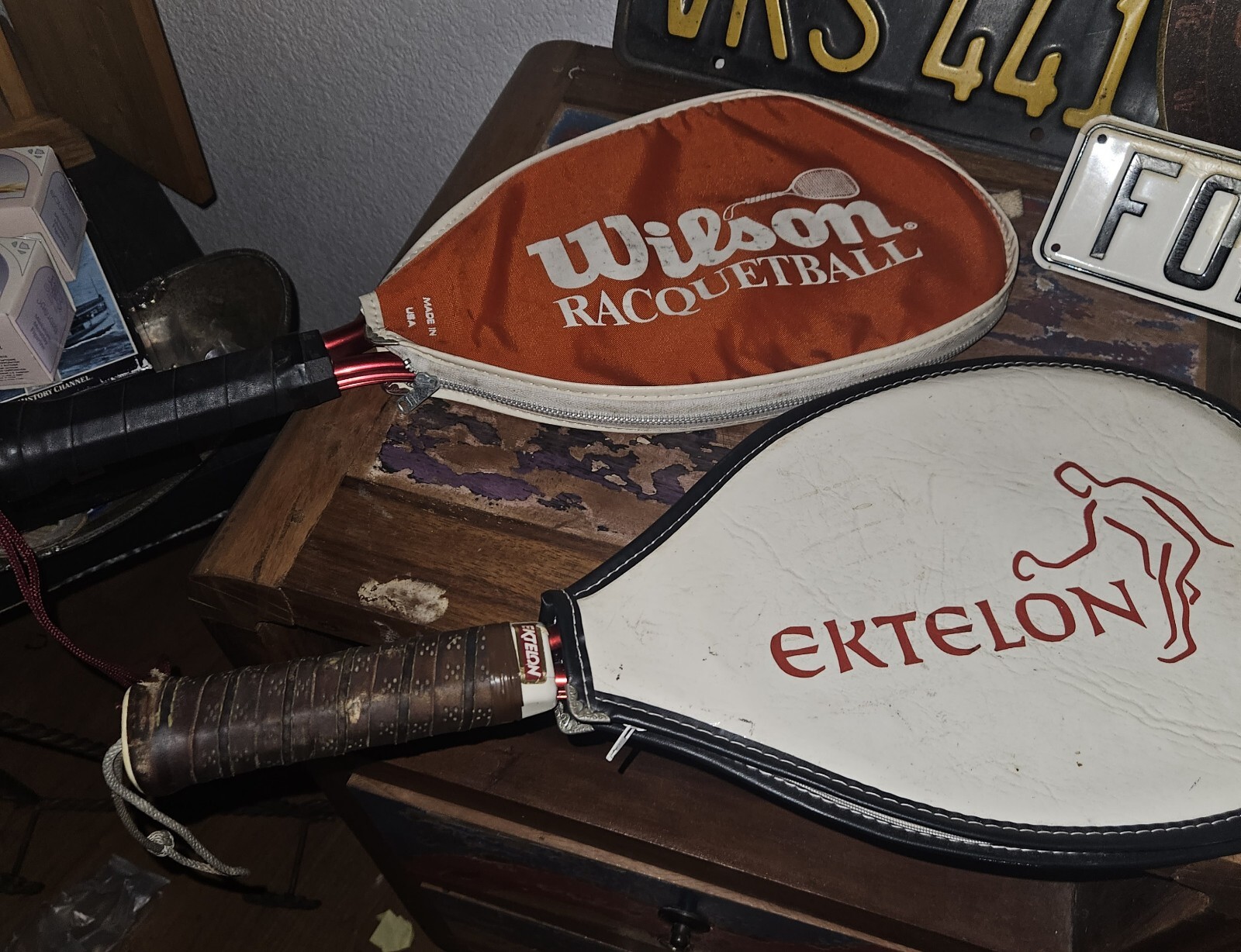 Vtg Ektelon Rogue And Wilson Racquetball Lot Of 2 Vtg Ektelon Rogue And Wilson Racquetball Lot Of 2