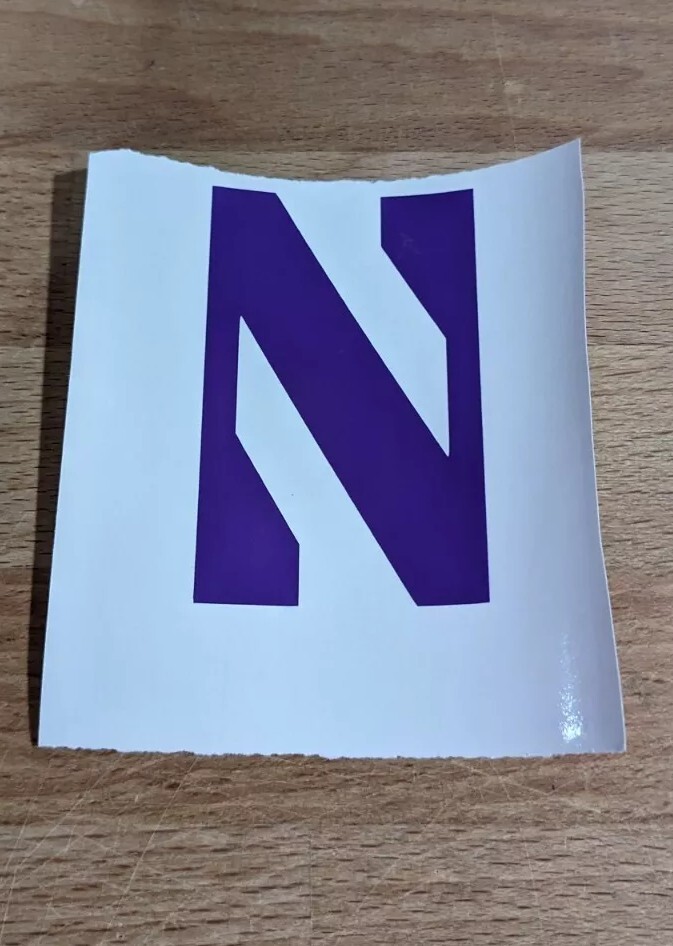 Northwestern vinyl decal