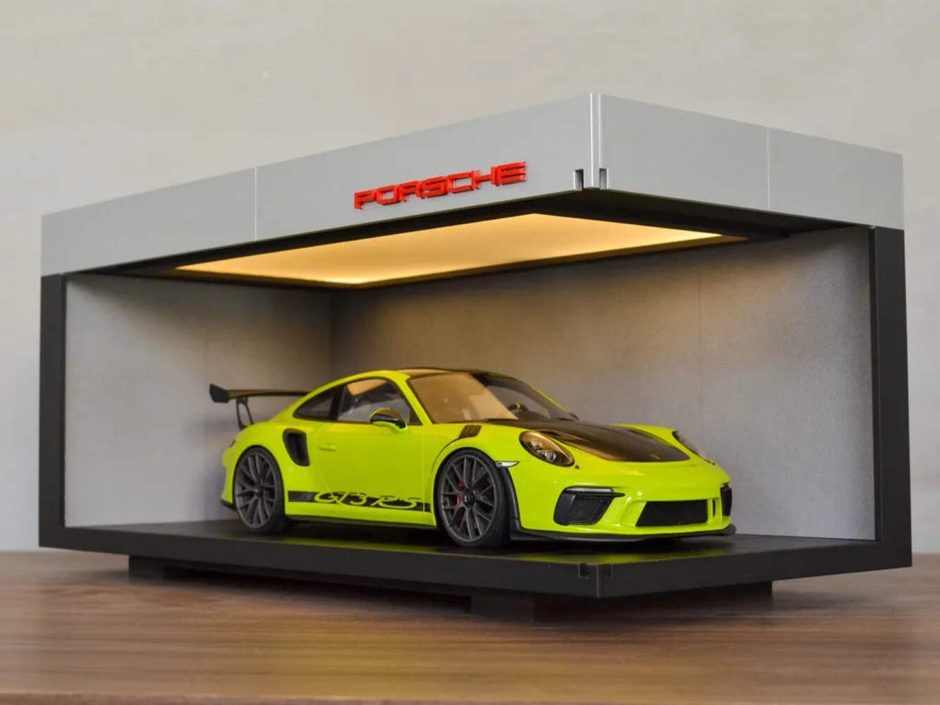 Porsche Dealership Exhibitor For Model Cars Handmade Homage (Non-Official Item)