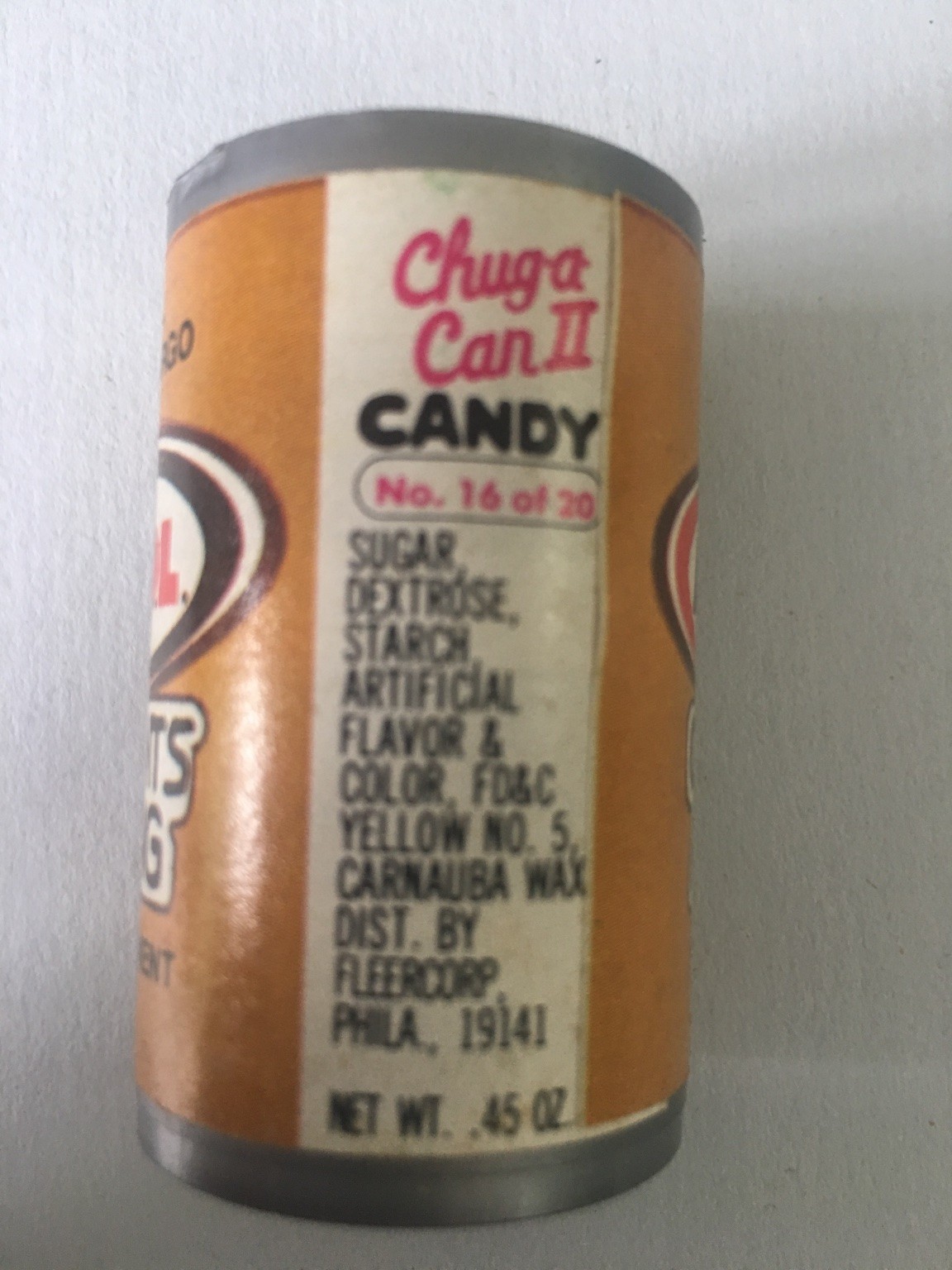 Chuga Can II Candy Container A&W.O.L. Fleercorp Philadephia