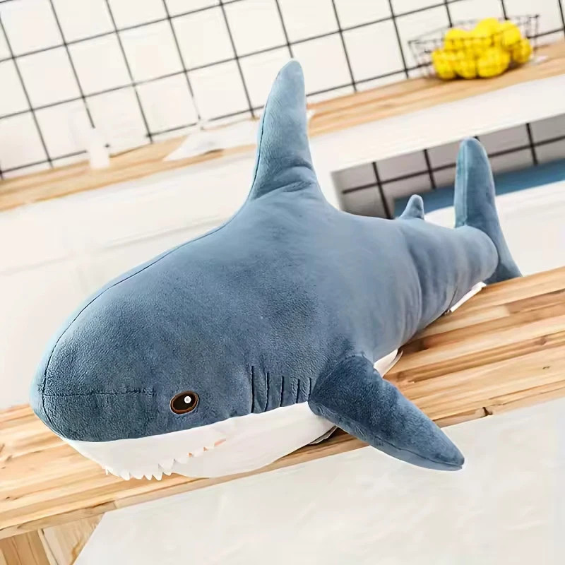 58CM Ikea Blahaj Large Plush Shark Pillow Soft Stuffed Cute Animal Toys Gift 58CM Ikea Blahaj Large Plush Shark Pillow Soft Stuffed Cute Animal Toys Gift
