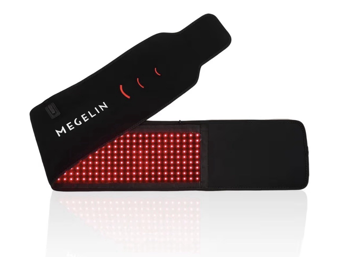 Megelin ContourLux Red Light Therapy Belt At Home 6 Wavelength 1350 LED NIB
