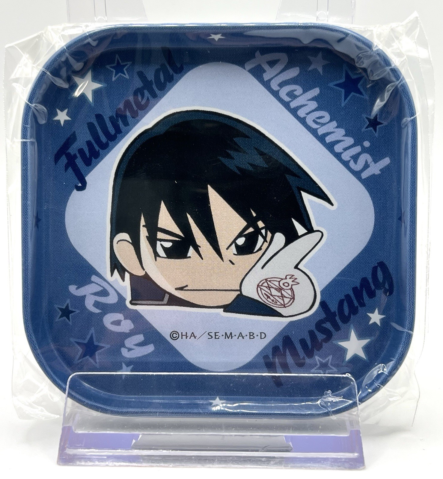 Rare Fullmetal Alchemist Roy Mustang Can Coaster Vintage Movic 2003 Rare Fullmetal Alchemist Roy Mustang Can Coaster Vintage Movic 2003
