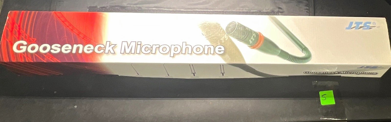 JTS GM-5218 Wired Gooseneck Microphone, Gooseneck Form Factor, MPN GM-5218 NOS JTS GM-5218 Wired Gooseneck Microphone, Gooseneck Form Factor, MPN GM-5218 NOS