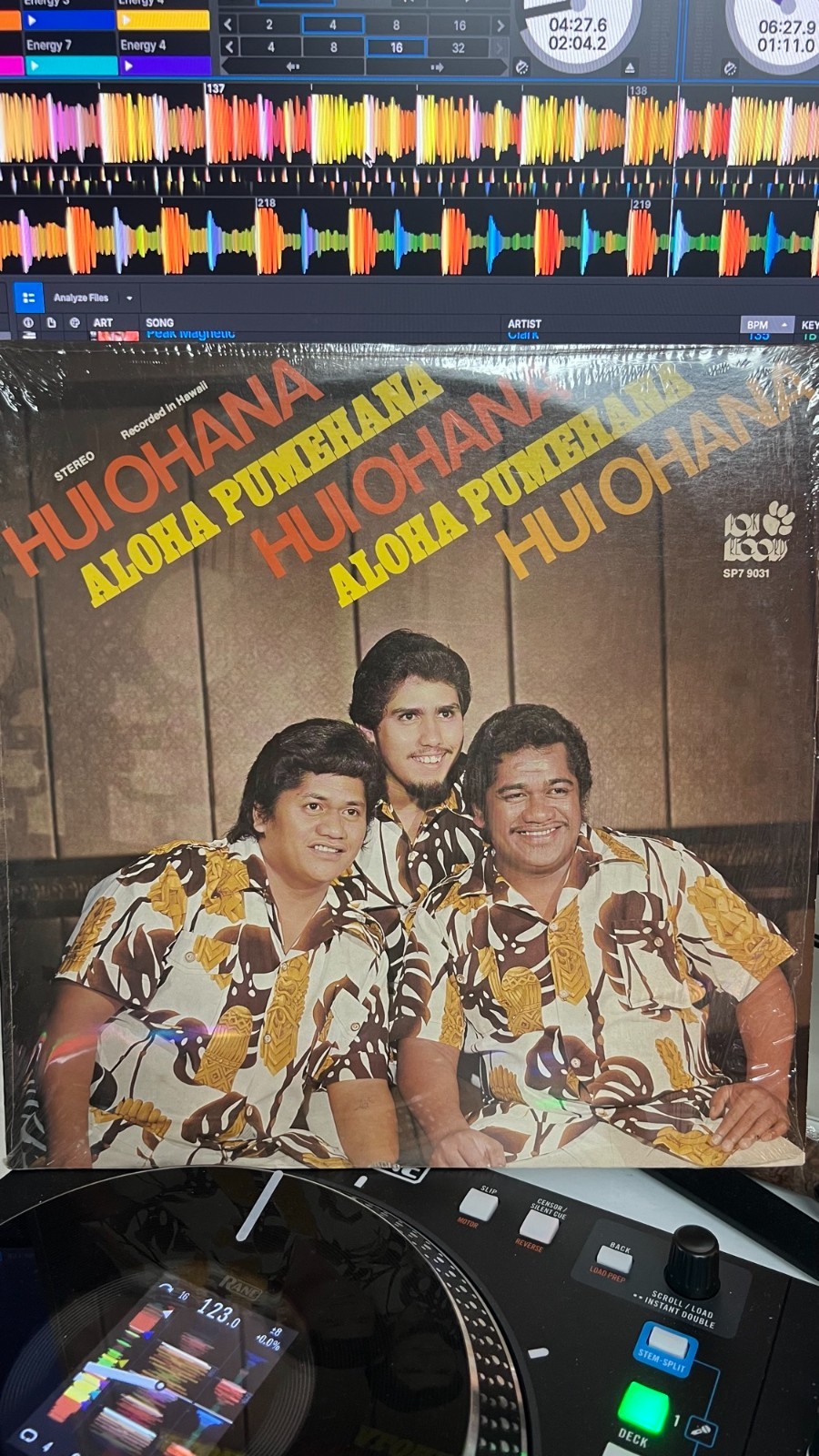 Hui Ohana Aloha Pumehana LP Vinyl Hawaiian Falsetto Classic