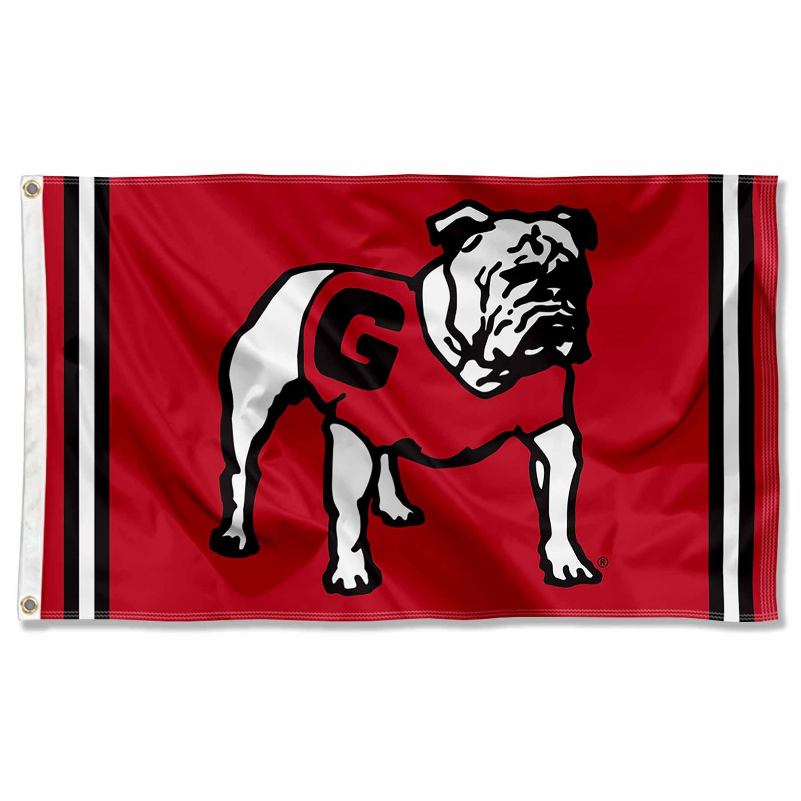 Georgia Bulldogs Vintage Retro Throwback Large Outdoor Flag