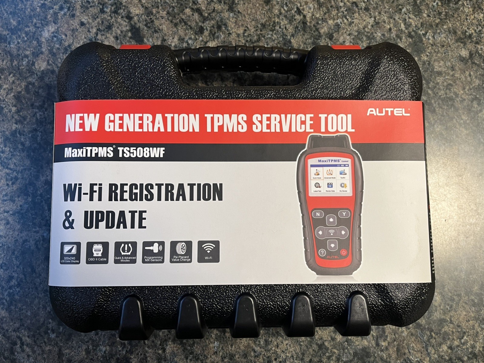 Autel MaxiTPMS TS508WF Advanced TPMS Service Tool with Wi-Fi Updates in Case NEW Autel MaxiTPMS TS508WF Advanced TPMS Service Tool with Wi-Fi Updates in Case NEW