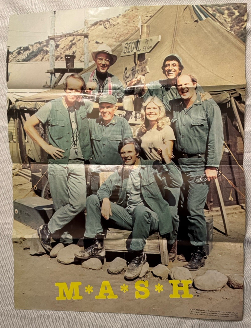 VINTAGE 1982 MASH A POSTER  24x18